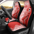St George Illawarra Dragons NAIDOC Week 2026 Car Seat Cover Aboriginal Lizard Dot Painting - 50 Years of Deadly