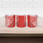 St George Illawarra Dragons NAIDOC Week 2026 Ceramic Mug Aboriginal Lizard Dot Painting - 50 Years of Deadly
