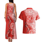St George Illawarra Dragons NAIDOC Week 2026 Couples Matching Tank Maxi Dress and Hawaiian Shirt Aboriginal Lizard Dot Painting - 50 Years of Deadly