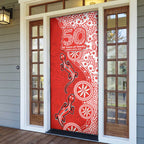 St George Illawarra Dragons NAIDOC Week 2026 Door Cover Aboriginal Lizard Dot Painting - 50 Years of Deadly