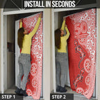 St George Illawarra Dragons NAIDOC Week 2026 Door Cover Aboriginal Lizard Dot Painting - 50 Years of Deadly