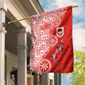 St George Illawarra Dragons NAIDOC Week 2026 Garden Flag Aboriginal Lizard Dot Painting - 50 Years of Deadly