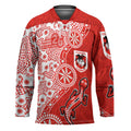St George Illawarra Dragons NAIDOC Week 2026 Hockey Jersey Aboriginal Lizard Dot Painting - 50 Years of Deadly