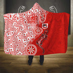 St George Illawarra Dragons NAIDOC Week 2026 Hooded Blanket Aboriginal Lizard Dot Painting - 50 Years of Deadly