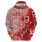 St George Illawarra Dragons NAIDOC Week 2026 Hoodie Aboriginal Lizard Dot Painting - 50 Years of Deadly
