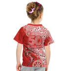 St George Illawarra Dragons NAIDOC Week 2026 Kid T Shirt Aboriginal Lizard Dot Painting - 50 Years of Deadly