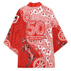St George Illawarra Dragons NAIDOC Week 2026 Kimono Aboriginal Lizard Dot Painting - 50 Years of Deadly
