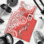 St George Illawarra Dragons NAIDOC Week 2026 Men Tank Top Aboriginal Lizard Dot Painting - 50 Years of Deadly