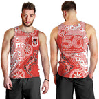 St George Illawarra Dragons NAIDOC Week 2026 Men Tank Top Aboriginal Lizard Dot Painting - 50 Years of Deadly