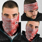 St George Illawarra Dragons NAIDOC Week 2026 Neck Gaiter Aboriginal Lizard Dot Painting - 50 Years of Deadly