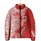 St George Illawarra Dragons NAIDOC Week 2026 Padded Jacket Aboriginal Lizard Dot Painting - 50 Years of Deadly