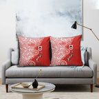 St George Illawarra Dragons NAIDOC Week 2026 Pillow Cover Aboriginal Lizard Dot Painting - 50 Years of Deadly
