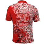 St George Illawarra Dragons NAIDOC Week 2026 Polo Shirt Aboriginal Lizard Dot Painting - 50 Years of Deadly