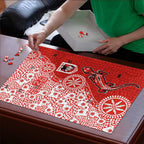 St George Illawarra Dragons NAIDOC Week 2026 Puzzle Aboriginal Lizard Dot Painting - 50 Years of Deadly