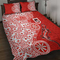 St George Illawarra Dragons NAIDOC Week 2026 Quilt Bed Set Aboriginal Lizard Dot Painting - 50 Years of Deadly