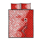 St George Illawarra Dragons NAIDOC Week 2026 Quilt Bed Set Aboriginal Lizard Dot Painting - 50 Years of Deadly