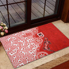 St George Illawarra Dragons NAIDOC Week 2026 Rubber Doormat Aboriginal Lizard Dot Painting - 50 Years of Deadly