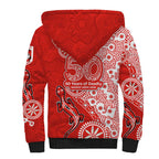 St George Illawarra Dragons NAIDOC Week 2026 Sherpa Hoodie Aboriginal Lizard Dot Painting - 50 Years of Deadly