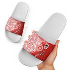 St George Illawarra Dragons NAIDOC Week 2026 Slide Sandals Aboriginal Lizard Dot Painting - 50 Years of Deadly