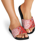St George Illawarra Dragons NAIDOC Week 2026 Slide Sandals Aboriginal Lizard Dot Painting - 50 Years of Deadly