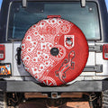 St George Illawarra Dragons NAIDOC Week 2026 Spare Tire Cover Aboriginal Lizard Dot Painting - 50 Years of Deadly