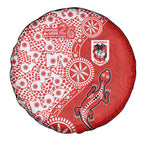 St George Illawarra Dragons NAIDOC Week 2026 Spare Tire Cover Aboriginal Lizard Dot Painting - 50 Years of Deadly