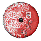 St George Illawarra Dragons NAIDOC Week 2026 Spare Tire Cover Aboriginal Lizard Dot Painting - 50 Years of Deadly