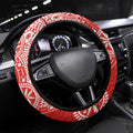 St George Illawarra Dragons NAIDOC Week 2026 Steering Wheel Cover Aboriginal Lizard Dot Painting - 50 Years of Deadly