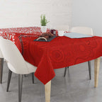 St George Illawarra Dragons NAIDOC Week 2026 Tablecloth Aboriginal Lizard Dot Painting - 50 Years of Deadly