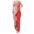 St George Illawarra Dragons NAIDOC Week 2026 Tank Maxi Dress Aboriginal Lizard Dot Painting - 50 Years of Deadly