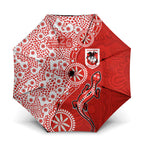St George Illawarra Dragons NAIDOC Week 2026 Umbrella Aboriginal Lizard Dot Painting - 50 Years of Deadly