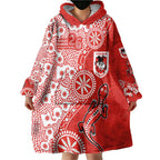 St George Illawarra Dragons NAIDOC Week 2026 Wearable Blanket Hoodie Aboriginal Lizard Dot Painting - 50 Years of Deadly