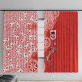 St George Illawarra Dragons NAIDOC Week 2026 Window Curtain Aboriginal Lizard Dot Painting - 50 Years of Deadly