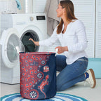 Sydney Roosters NAIDOC Week 2026 Laundry Basket Aboriginal Lizard Dot Painting - 50 Years of Deadly