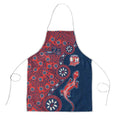 Sydney Roosters NAIDOC Week 2026 Apron Aboriginal Lizard Dot Painting - 50 Years of Deadly