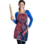 Sydney Roosters NAIDOC Week 2026 Apron Aboriginal Lizard Dot Painting - 50 Years of Deadly
