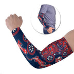 Sydney Roosters NAIDOC Week 2026 Arm Sleeves Aboriginal Lizard Dot Painting - 50 Years of Deadly