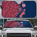 Sydney Roosters NAIDOC Week 2026 Auto Sun Shade Aboriginal Lizard Dot Painting - 50 Years of Deadly