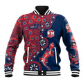 Sydney Roosters NAIDOC Week 2026 Baseball Jacket Aboriginal Lizard Dot Painting - 50 Years of Deadly