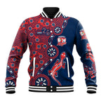 Sydney Roosters NAIDOC Week 2026 Baseball Jacket Aboriginal Lizard Dot Painting - 50 Years of Deadly