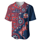 Sydney Roosters NAIDOC Week 2026 Baseball Jersey Aboriginal Lizard Dot Painting - 50 Years of Deadly