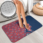 Sydney Roosters NAIDOC Week 2026 Bathroom Set Aboriginal Lizard Dot Painting - 50 Years of Deadly