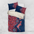 Sydney Roosters NAIDOC Week 2026 Bedding Set Aboriginal Lizard Dot Painting - 50 Years of Deadly