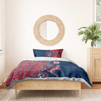 Sydney Roosters NAIDOC Week 2026 Bedding Set Aboriginal Lizard Dot Painting - 50 Years of Deadly