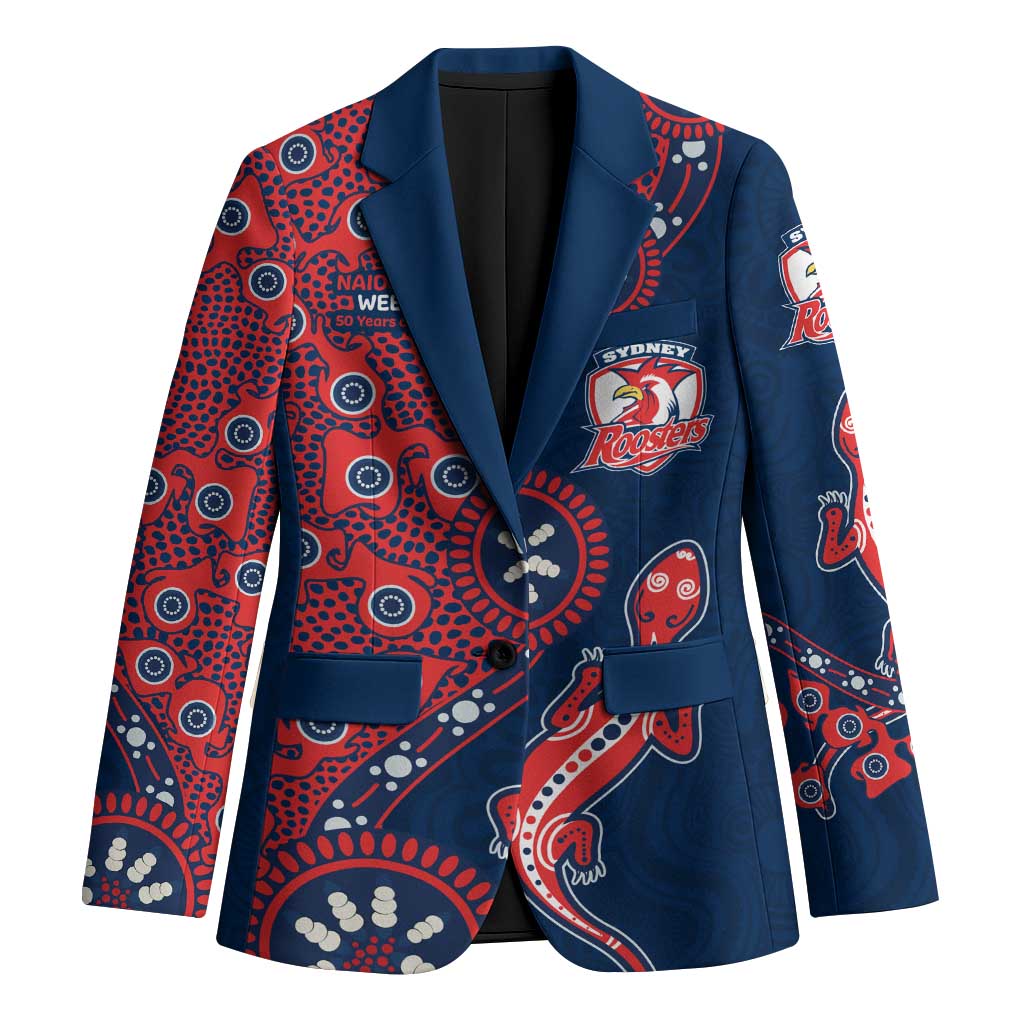 Sydney Roosters NAIDOC Week 2026 Blazer Aboriginal Lizard Dot Painting - 50 Years of Deadly