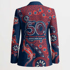 Sydney Roosters NAIDOC Week 2026 Blazer Aboriginal Lizard Dot Painting - 50 Years of Deadly