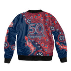 Sydney Roosters NAIDOC Week 2026 Bomber Jacket Aboriginal Lizard Dot Painting - 50 Years of Deadly