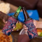 Sydney Roosters NAIDOC Week 2026 4 in 1 Can Cooler Tumbler Aboriginal Lizard Dot Painting - 50 Years of Deadly