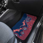 Sydney Roosters NAIDOC Week 2026 Car Mats Aboriginal Lizard Dot Painting - 50 Years of Deadly