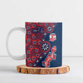 Sydney Roosters NAIDOC Week 2026 Ceramic Mug Aboriginal Lizard Dot Painting - 50 Years of Deadly
